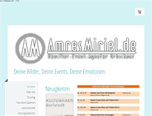 Tablet Screenshot of amresmiriel.de